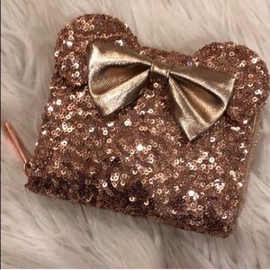 Loungefly Rose Gold Minnie Mouse wallet